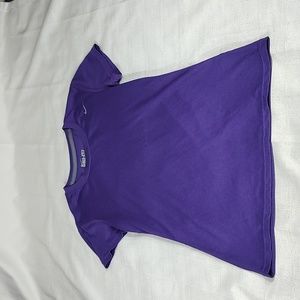 Nike Dri-Fit Purple Lightweight Casual Workout Active Short Sleeve Shirt Size XS